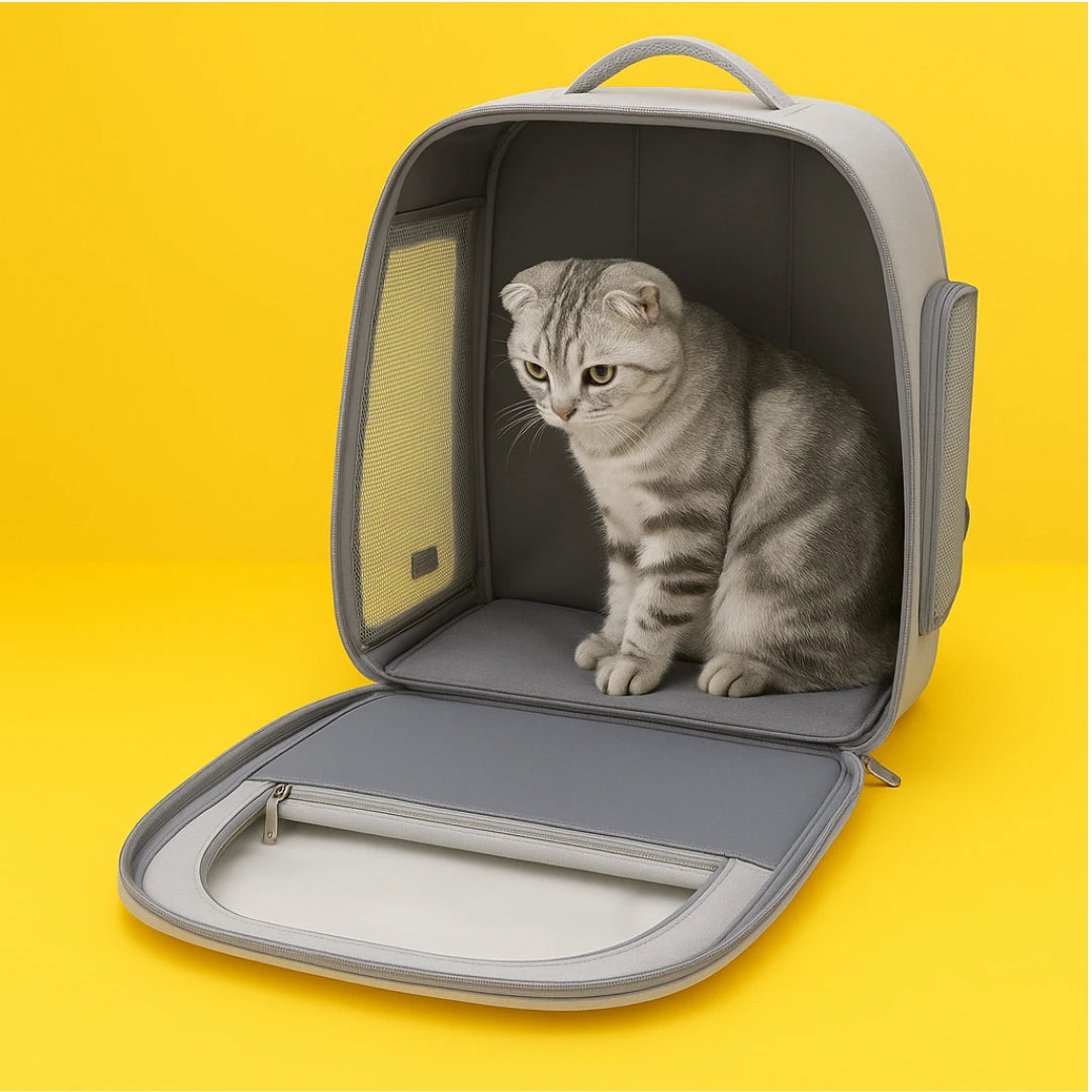 Miaulux - Sac à dos pour minou exigeant