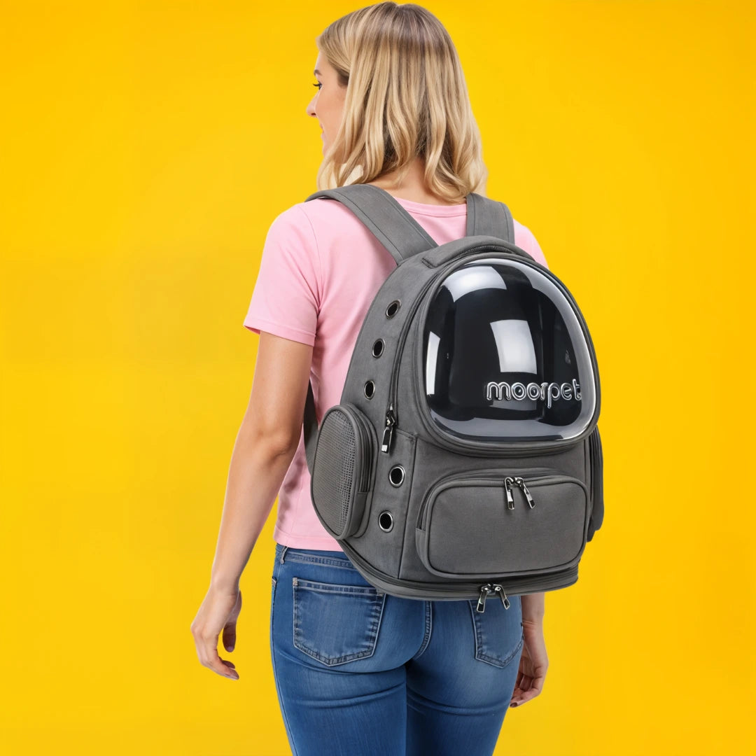 Miaoussphère –  Sac à dos à bulle pour chat